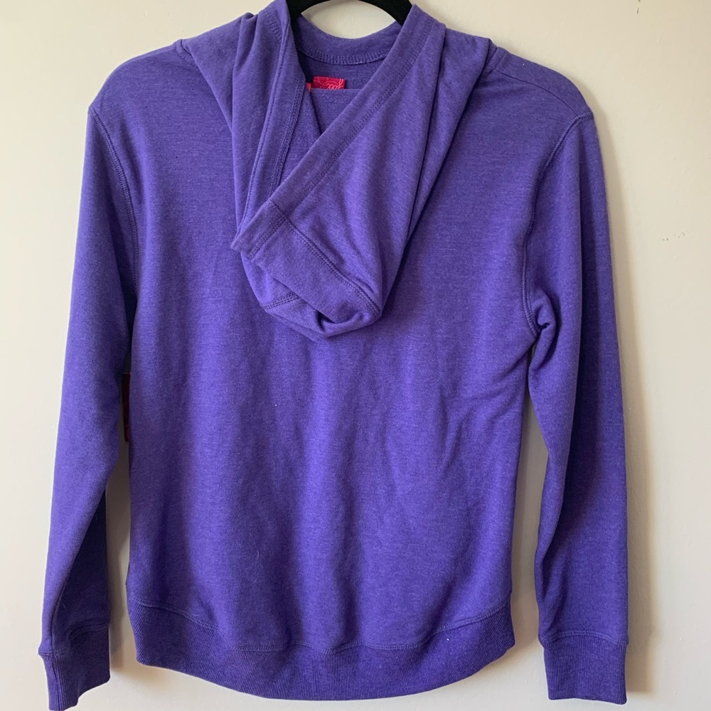 Girls purple sweater XL(14-16)